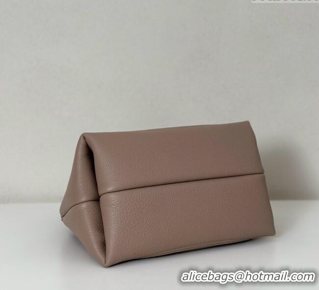 Grade Quality Gucci Softbit Leather Medium Shoulder Bag with Oversized Half Horsebit 837467 Taupe 2025