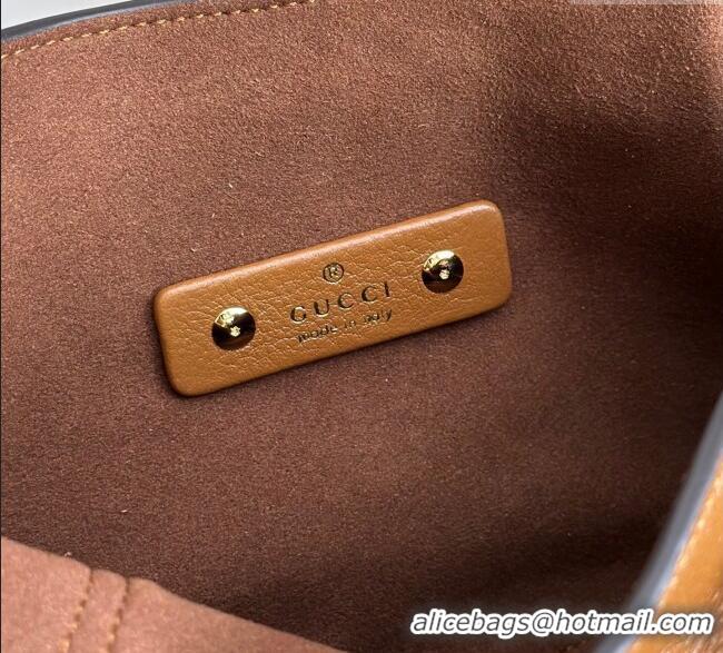 Well Crafted Gucci Softbit Leather Medium Shoulder Bag with Oversized Half Horsebit 837467 Brown 2025