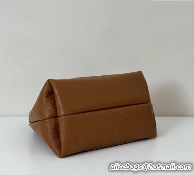 Well Crafted Gucci Softbit Leather Medium Shoulder Bag with Oversized Half Horsebit 837467 Brown 2025