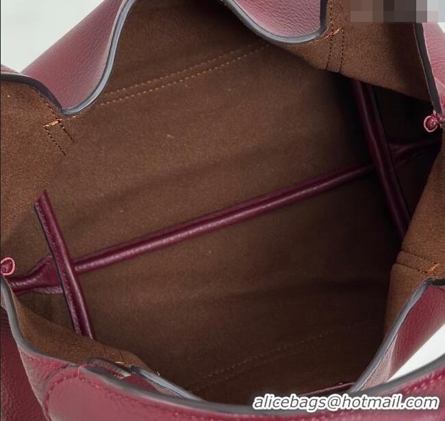 Best Product Gucci Softbit Leather Medium Shoulder Bag with Oversized Half Horsebit 837467 Ancora Red 2025