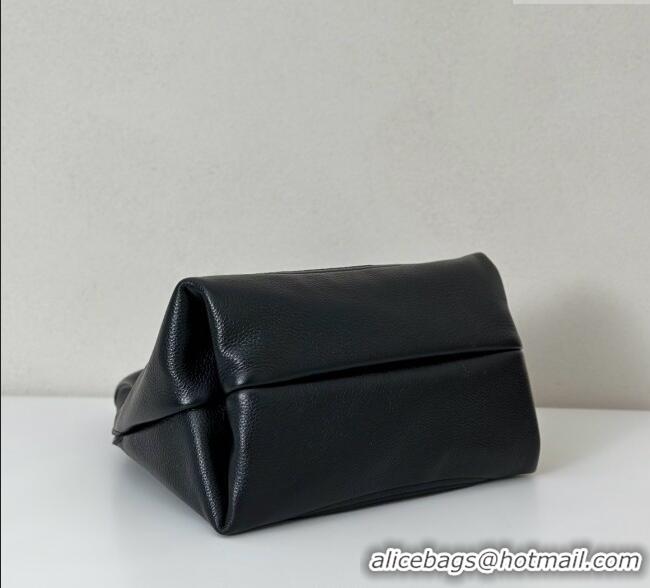 Grade Design Gucci Softbit Leather Medium Shoulder Bag with Oversized Half Horsebit 837467 Black 2025