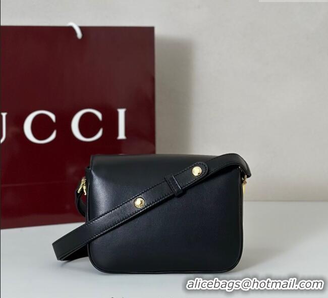 Best Product Gucci Horsebit 1955 Aura mini shoulder bag in Leather 847064 Black 2025