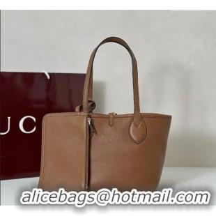 Top Design Gucci Totissima small reversible tote bag 839124 Brown 2025