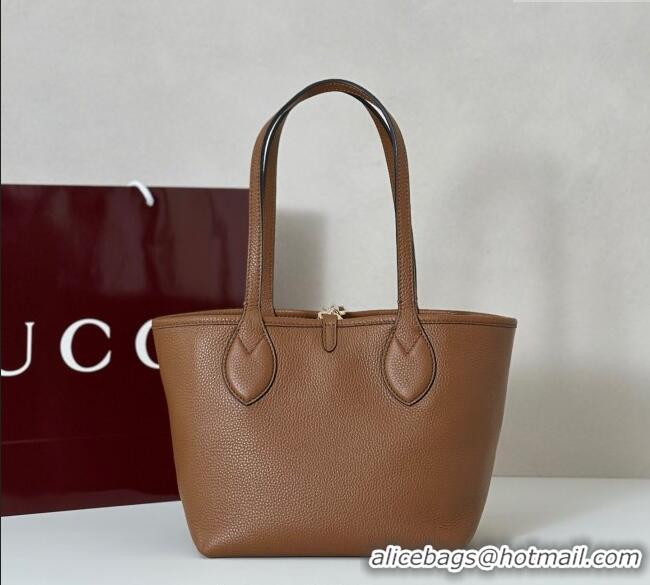 Top Design Gucci Totissima small reversible tote bag 839124 Brown 2025