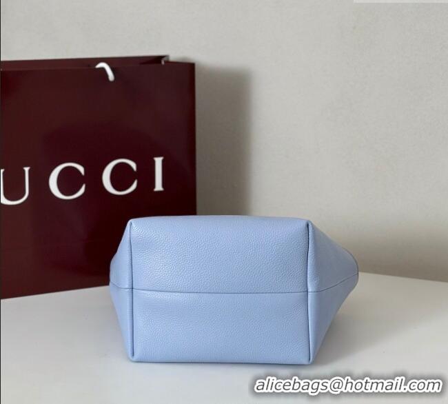 Top Grade Gucci Totissima small reversible tote bag 839124 Light Blue 2025