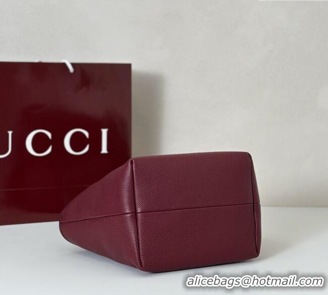 Luxury Cheap Gucci Totissima small reversible tote bag 839124 Ancora Red 2025