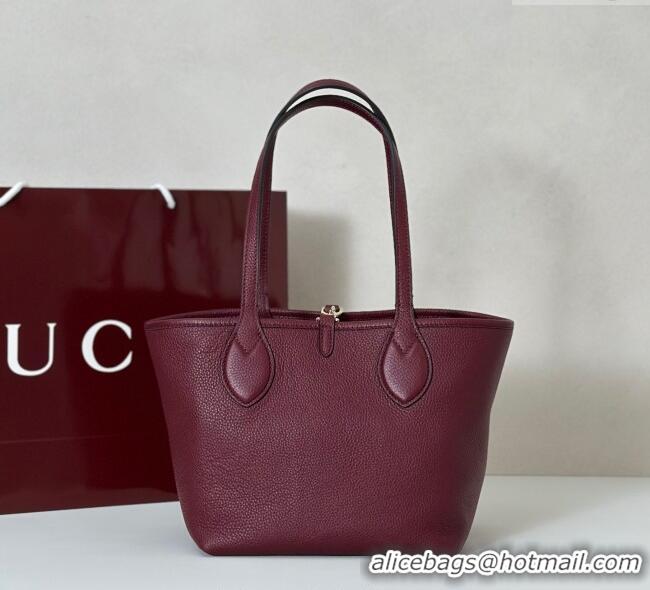 Luxury Cheap Gucci Totissima small reversible tote bag 839124 Ancora Red 2025