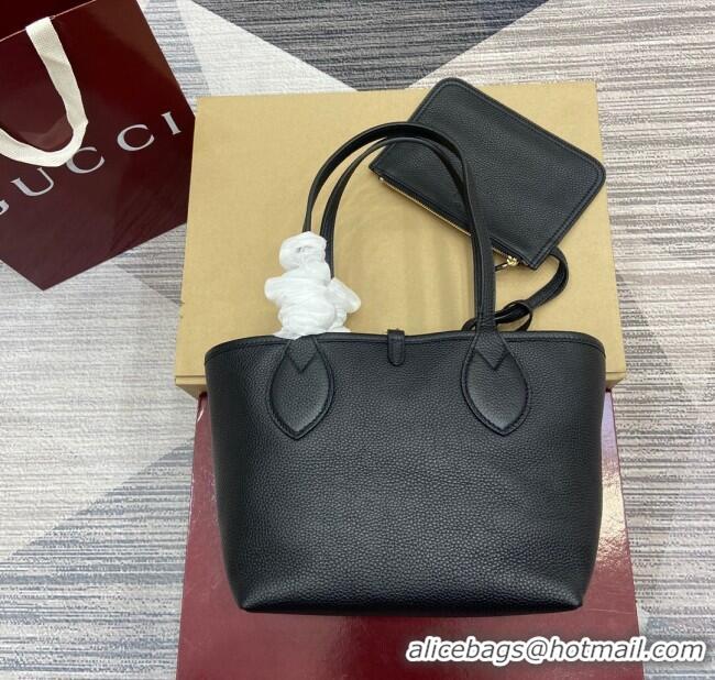 Famous Brand Gucci Totissima small reversible tote bag 839124 Black 2025