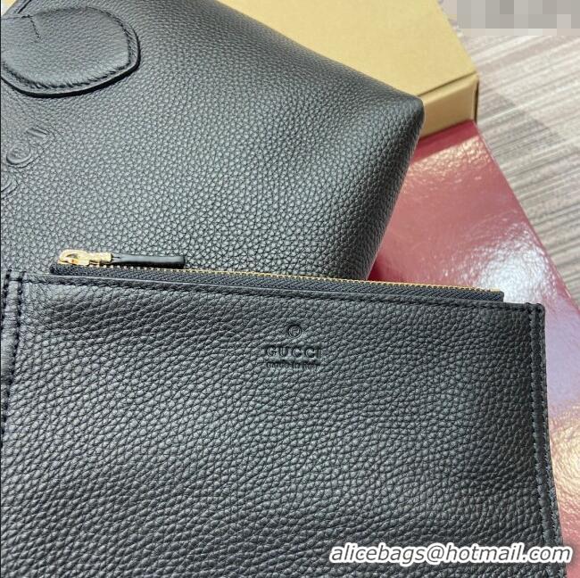 Famous Brand Gucci Totissima small reversible tote bag 839124 Black 2025