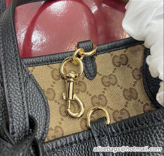 Famous Brand Gucci Totissima small reversible tote bag 839124 Black 2025