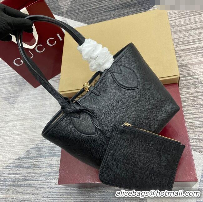 Famous Brand Gucci Totissima small reversible tote bag 839124 Black 2025