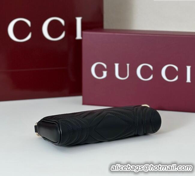 Good Taste Gucci GG Marmont small shoulder bag in Leather 847589 Black 2025
