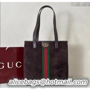 Best Quality Gucci Ophidia Suede medium tote bag 834465 Brown 2025