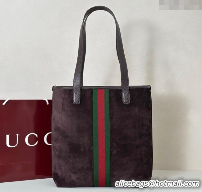 Best Quality Gucci Ophidia Suede medium tote bag 834465 Brown 2025