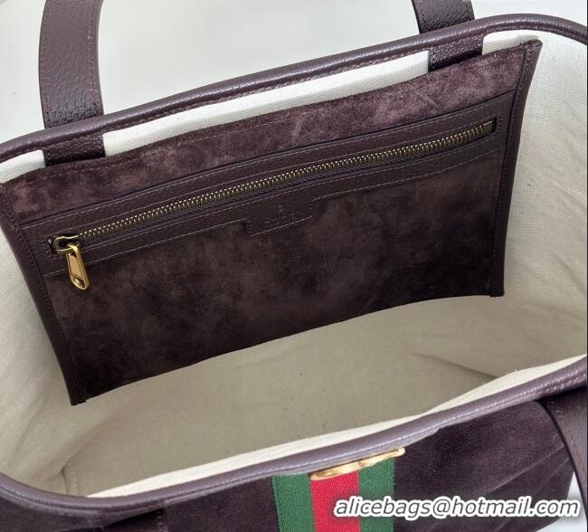 Best Quality Gucci Ophidia Suede medium tote bag 834465 Brown 2025
