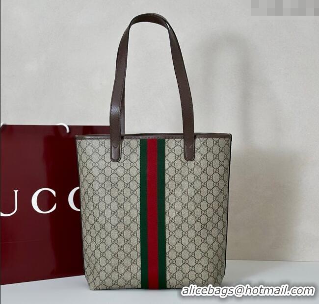 Best Price Gucci Ophidia GG Canvas medium tote bag 834465 beige/Brown 2025