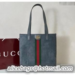 Most Popular Gucci Ophidia Suede medium tote bag 834465 Grey 2025