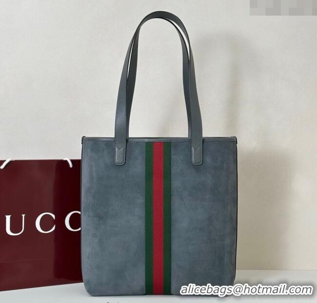 Most Popular Gucci Ophidia Suede medium tote bag 834465 Grey 2025
