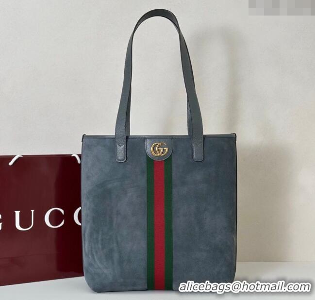 Most Popular Gucci Ophidia Suede medium tote bag 834465 Grey 2025