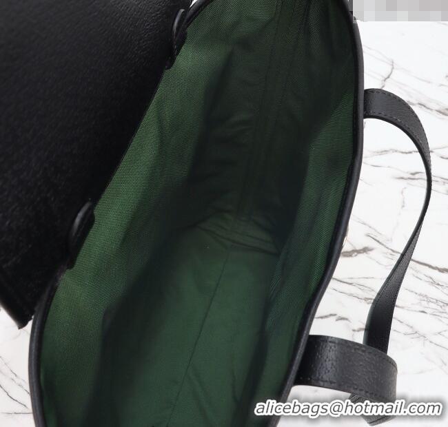 Buy Fashionable Gucci Ophidia Leather medium tote bag 834465 Black 2025