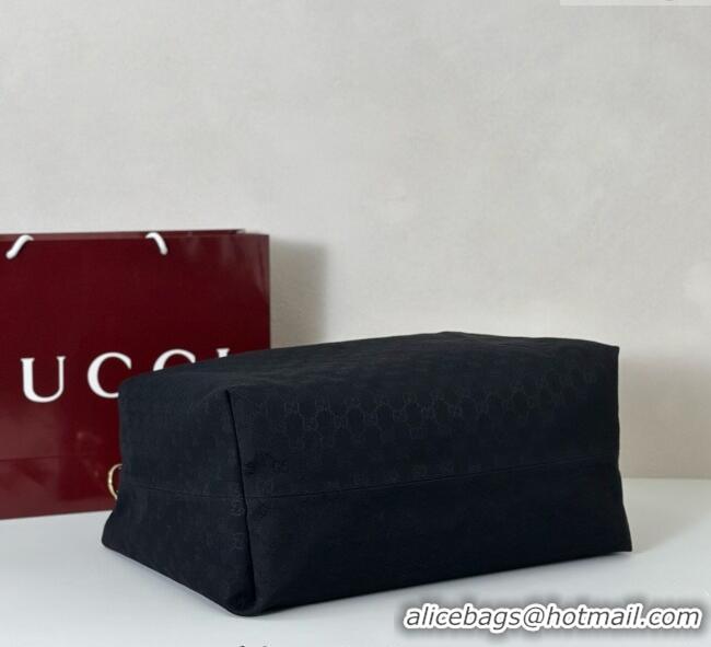 Famous Brand Gucci GG Canvas Shoulder Bag 864485 Black 2025