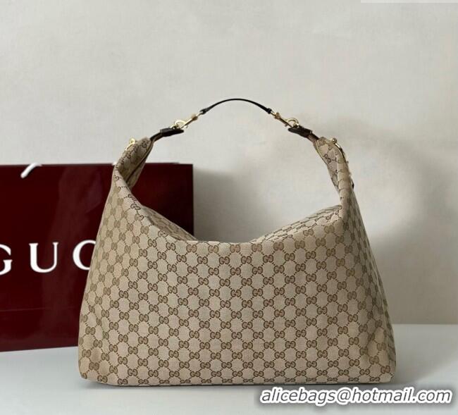 Top Quality Gucci GG Canvas Shoulder Bag 864485 Beige 2025