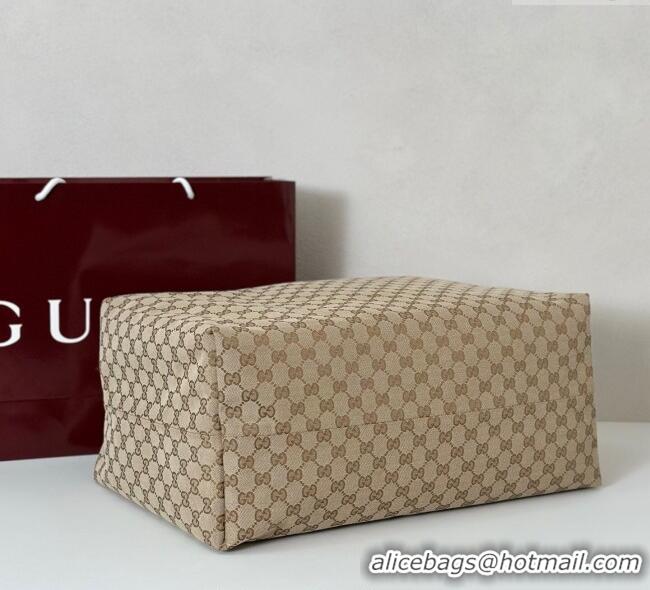 Top Quality Gucci GG Canvas Shoulder Bag 864485 Beige 2025