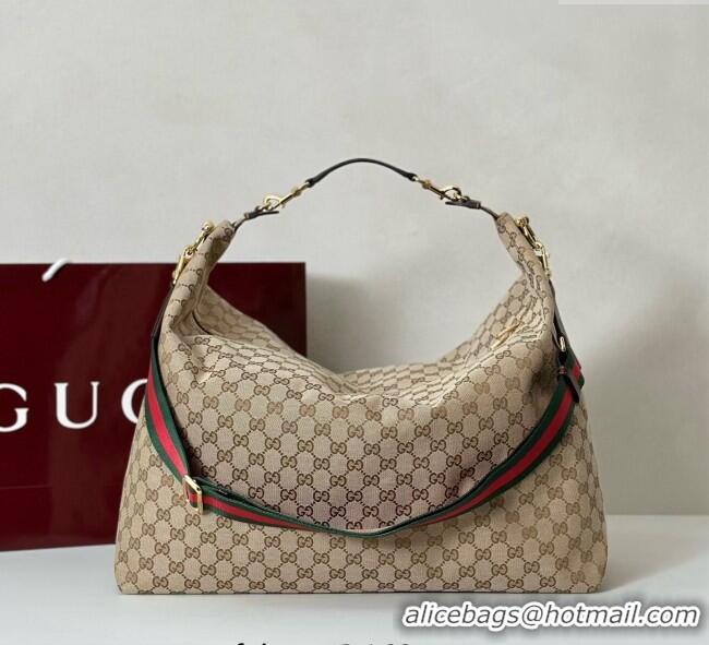 Top Quality Gucci GG Canvas Shoulder Bag 864485 Beige 2025