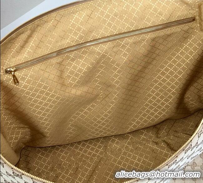 Top Quality Gucci GG Canvas Shoulder Bag 864485 Beige 2025