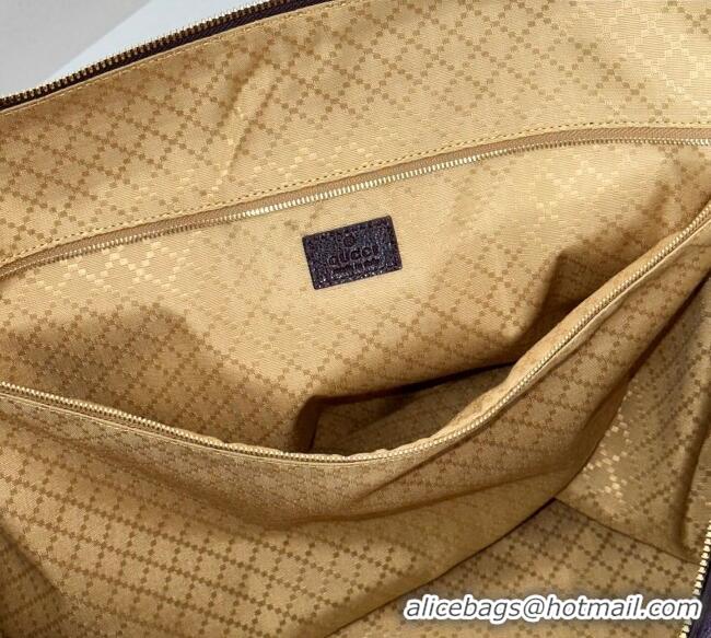 Best Grade Gucci Leather Shoulder Bag 864485 Brown 2025