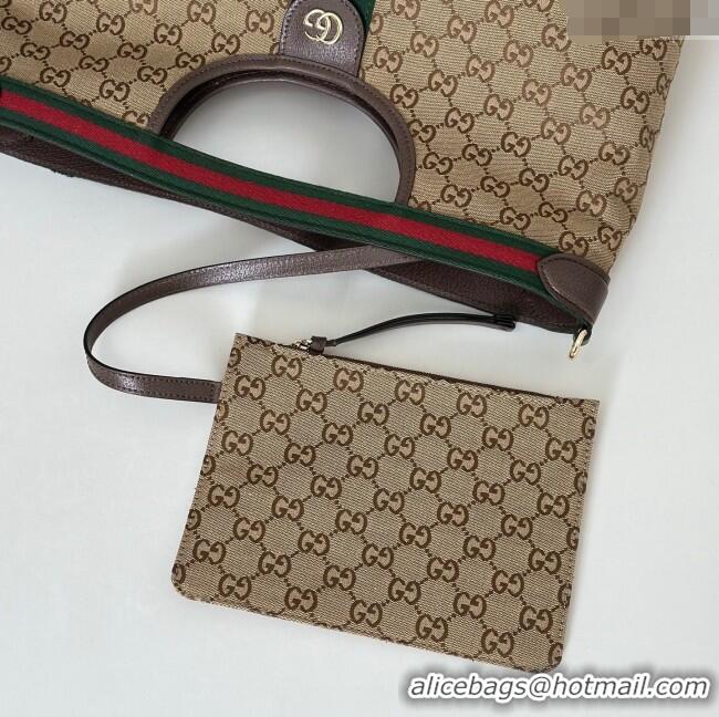 Buy Fashionable Gucci Mens Giglio GG Canvas Tote Bag 865452 Beige 2025