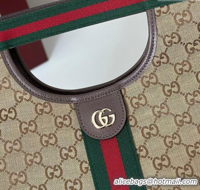 Buy Fashionable Gucci Mens Giglio GG Canvas Tote Bag 865452 Beige 2025