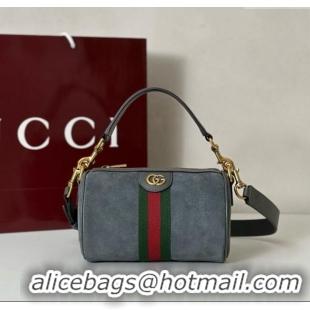 Promotional Gucci Mens Ophidia mini bag in Suede 846869 Dark Grey 2025