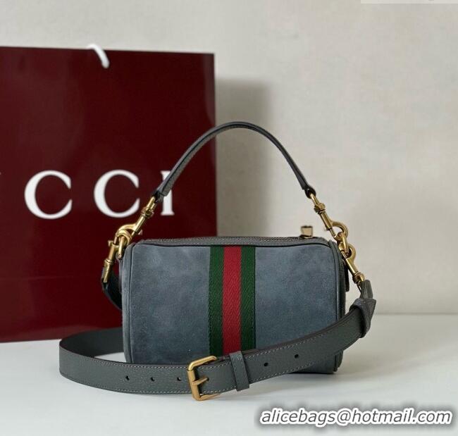 Promotional Gucci Mens Ophidia mini bag in Suede 846869 Dark Grey 2025