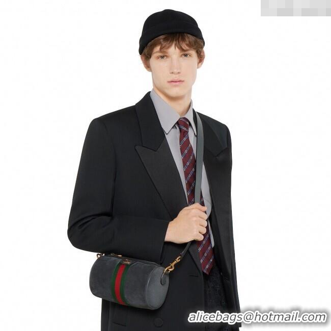 Promotional Gucci Mens Ophidia mini bag in Suede 846869 Dark Grey 2025