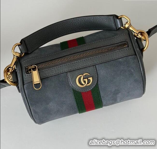 Promotional Gucci Mens Ophidia mini bag in Suede 846869 Dark Grey 2025