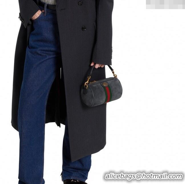 Promotional Gucci Mens Ophidia mini bag in Suede 846869 Dark Grey 2025