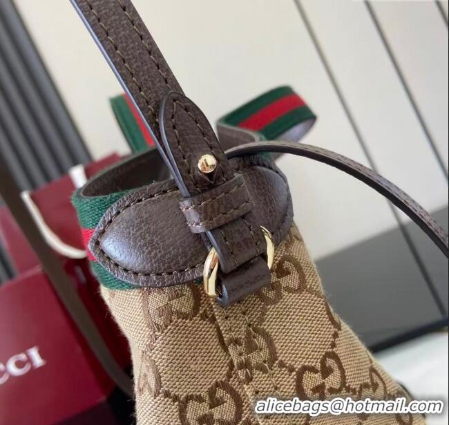 Buy Classic Gucci Giglio Small Tote Bag in GG Canvas 860845 Beige 2025