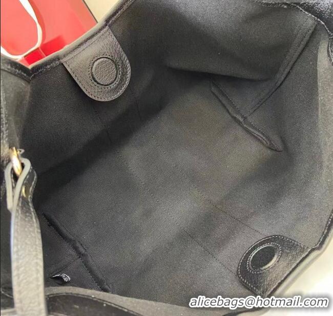 Well Crafted Gucci Giglio Small Tote Bag in GG Denim 860845 Black 2025