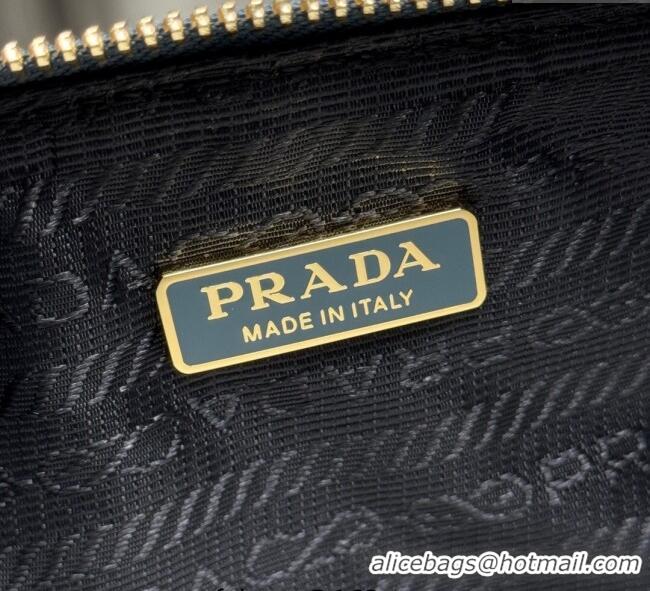 Affordable Price Prada Re-Edition 2002 medium leather shoulder bag 1BC221 Green 2025