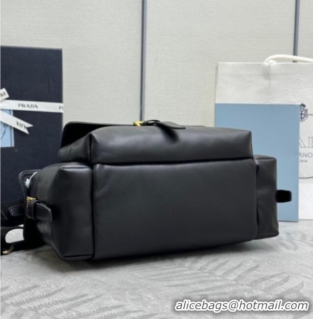 Promotional Prada Explore medium nappa leather tote bag 1BG596 Black 2025