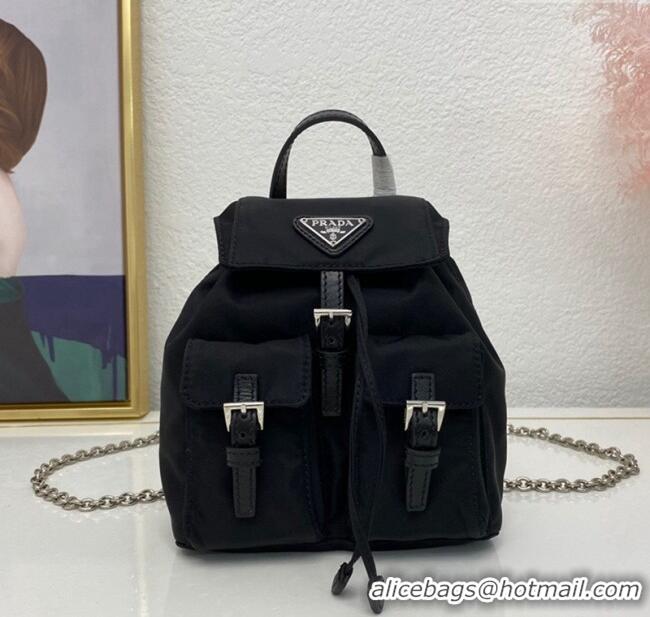 Reasonable Price Prada Re-Nylon Mini Backpack 1BH029 Black 2025