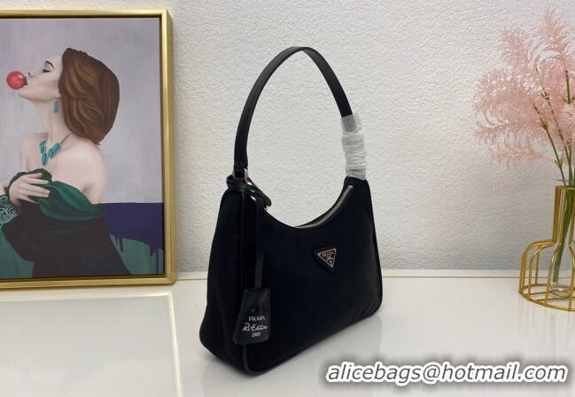 Hot Style Prada Re-Edition 2005 Nylon Mini Bag 1NE204 Black 2025