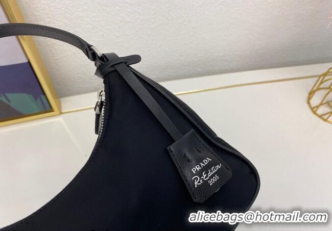Hot Style Prada Re-Edition 2005 Nylon Mini Bag 1NE204 Black 2025