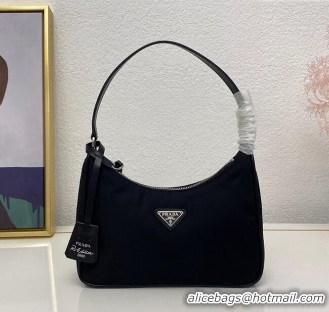 Hot Style Prada Re-Edition 2005 Nylon Mini Bag 1NE204 Black 2025