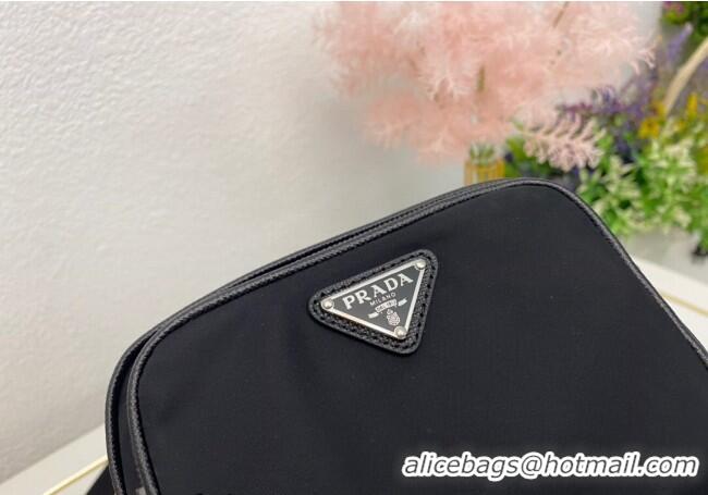 Best Quality Prada Nylon Camera Bag 1BH153 Black 2025