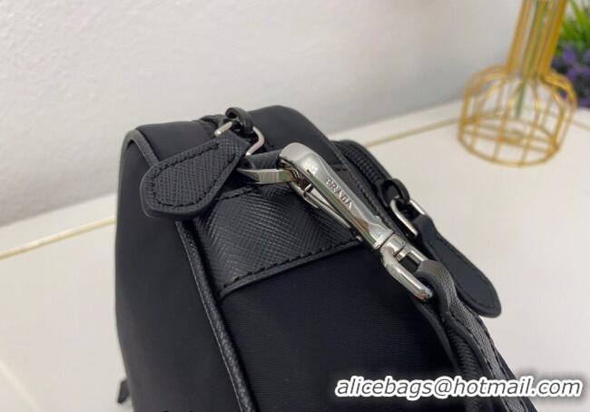 Best Quality Prada Nylon Camera Bag 1BH153 Black 2025