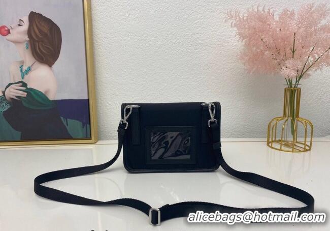 Shop Discount Prada Re-Nylon and Saffiano Leather Smartphone Case 2ZH108 Black 2025