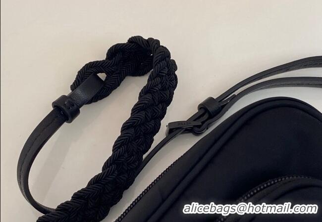 Super Quality Prada Nylon Crossbody Bag 1BH107 Black 2025