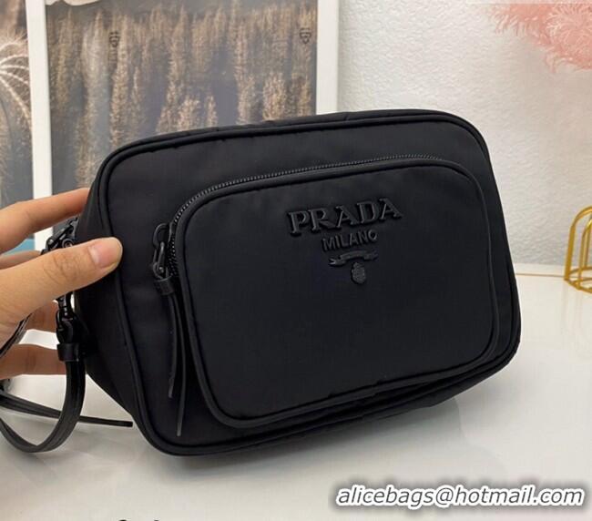 Super Quality Prada Nylon Crossbody Bag 1BH107 Black 2025